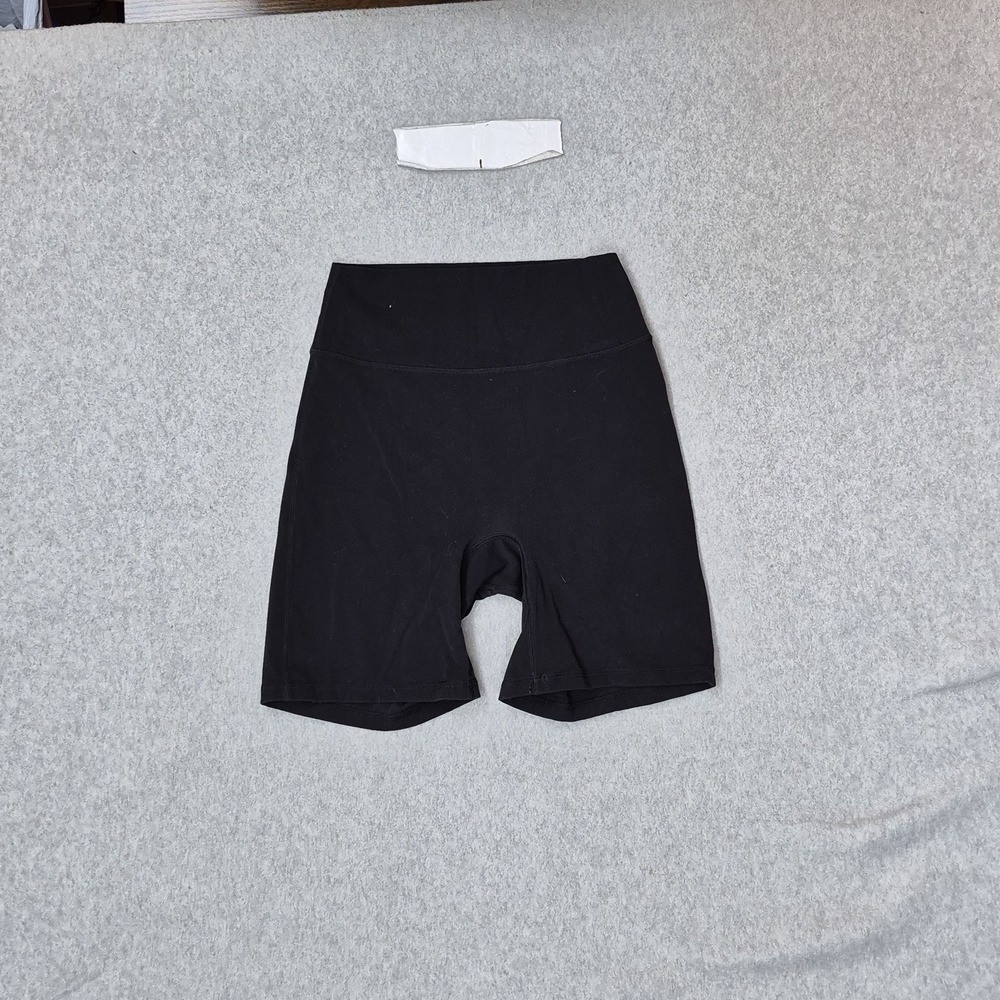 Buffbunny Collection Women Activewear Pants SMALL Black Nylon Spandex Shorts
